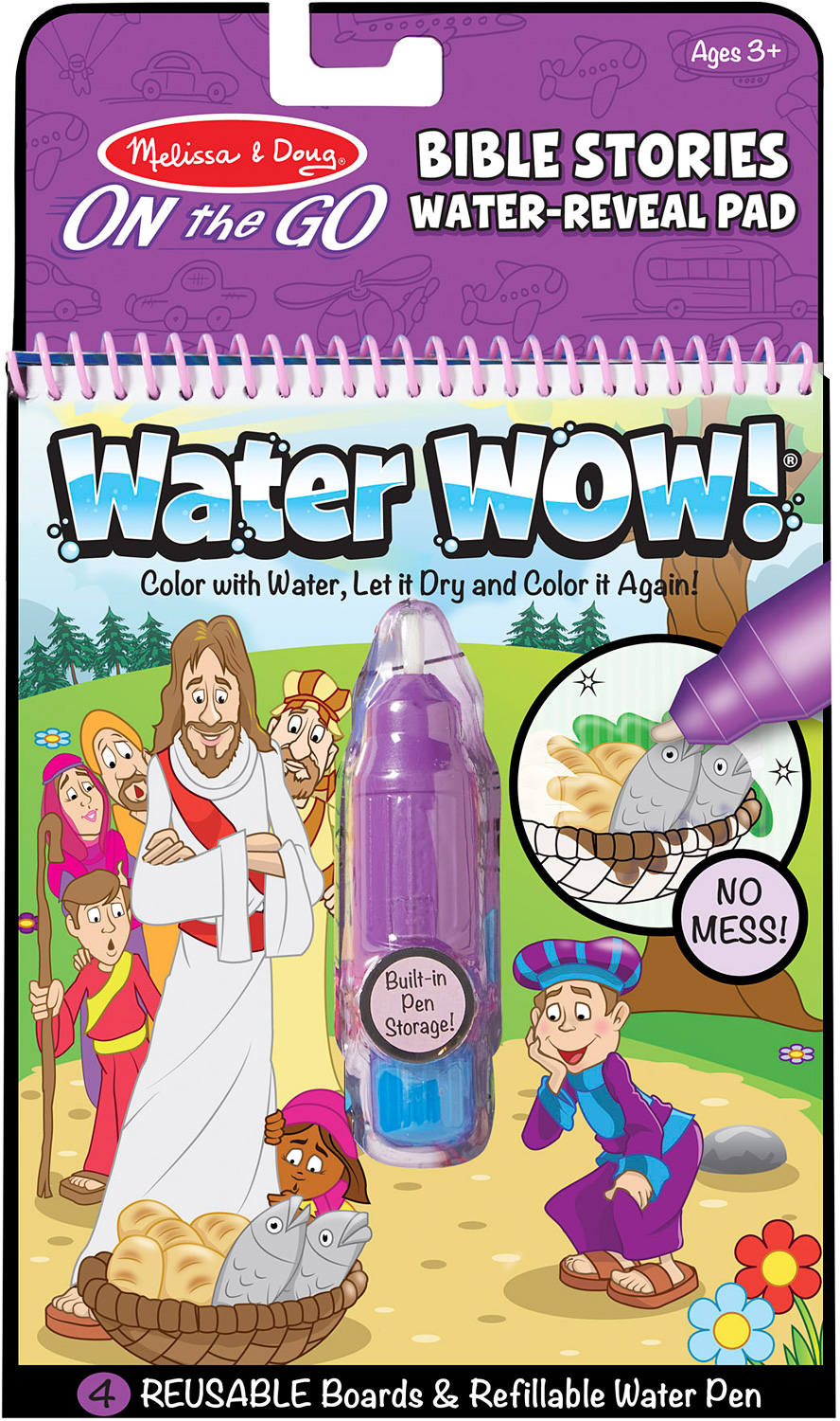 Water Wow! - Bible Stories Water Reveal Pad - Toyrifix