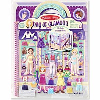 Deluxe Puffy Sticker Album - Day of Glamour