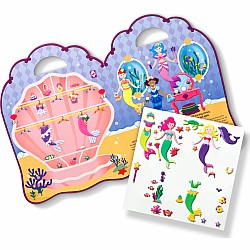 REUSABLE PUFFY STICKER - MERMAID