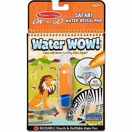 Water Wow! - Safari Water Reveal Pad - ON the GO Travel Activity