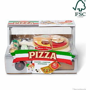 Top & Bake Pizza Counter - Wooden Play Food