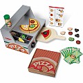 Top and Bake Pizza Counter Wooden Play Food