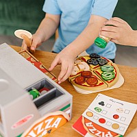 Top and Bake Pizza Counter Wooden Play Food