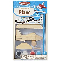 Decorate-Your-Own Wooden Plane