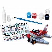 Decorate-Your-Own Wooden Plane