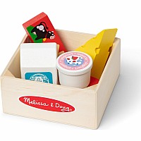 Wooden Food Groups Play Set - Dairy