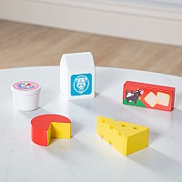 Wooden Food Groups Play Set - Dairy