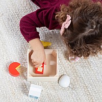 Wooden Food Groups Play Set - Dairy