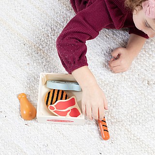 Wooden Food Groups Play Set - Protein