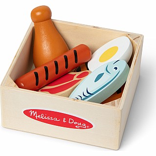 Wooden Food Groups Play Set - Protein