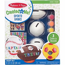 Created by Me! Sports Banks Craft Kit