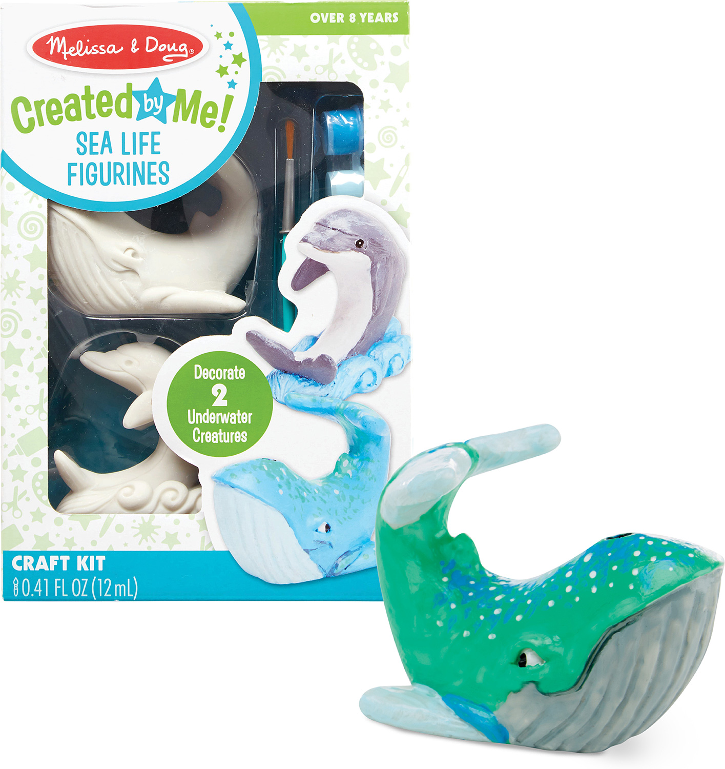 Melissa & Doug Decorate-Your-Own Sea Life Figurines #9546 New Sealed 