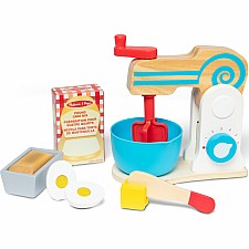 Wooden Make-a-Cake Mixer Set