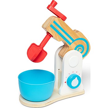 Wooden Make-a-Cake Mixer Set