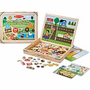 Wooden Magnetic Matching Picture Game