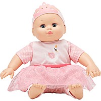 Babble Baby- Pink Swan (14" doll)