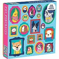 Pet Portraits 500 Piece Puzzle