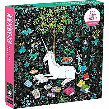 Mudpuppy "Unicorn Reading" (500 Pc Family Puzzle)