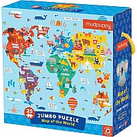 Map of the World Jumbo Puzzle