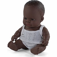 Newborn Baby Doll African Boy (21cm, 8 1/4