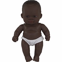 Newborn Baby Doll African Boy (21cm, 8 1/4")