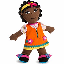 Washable Fastening Doll: African Girl