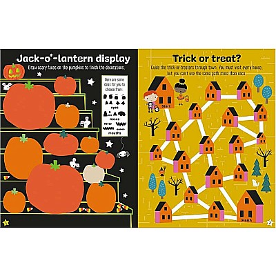 Glow in the Dark Puffy Stickers Happy Halloween!