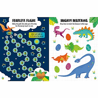 Glow in the Dark Dino Land Activity Book