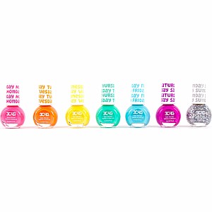 Rainbow Bright Nail Polish Days of the Week (7 Pack)