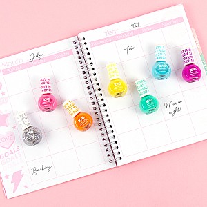 Rainbow Bright Nail Polish Days of the Week (7 Pack)