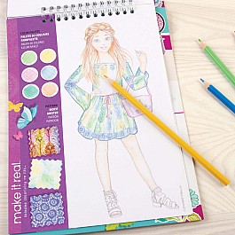 Fashion Design Sketchbook: Blooming Creativity