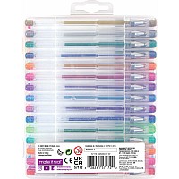 Gel Pens 30-Piece Set & Stickers