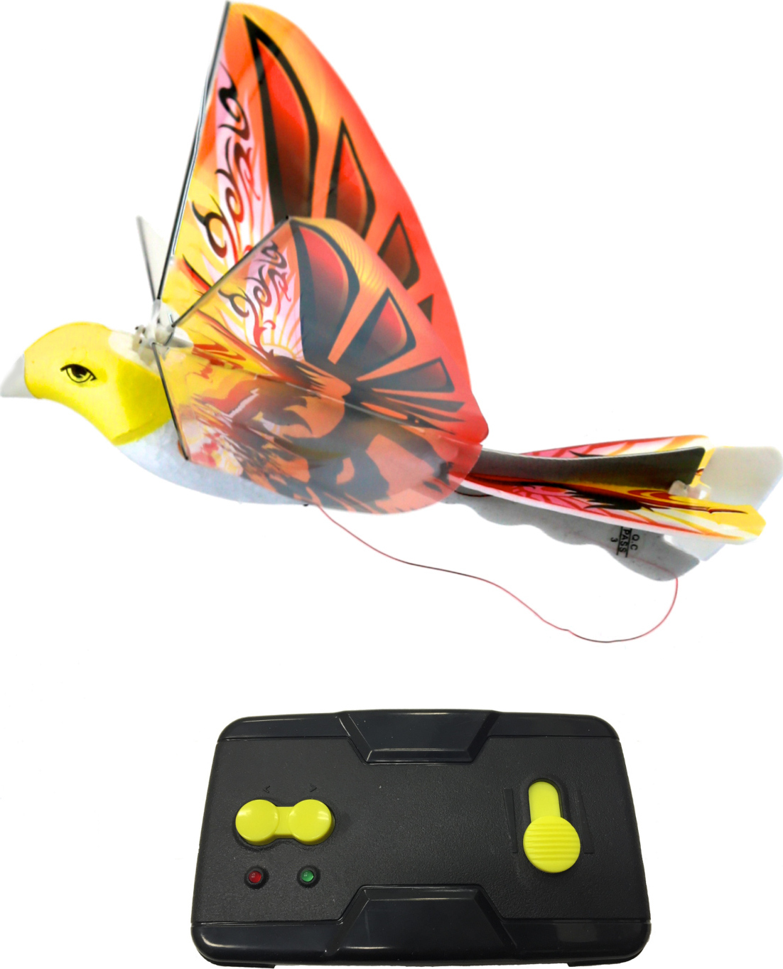 Control Range Up to 90 ft 2.4 GHz RC Award Winning Orange Flying Bird eBird 