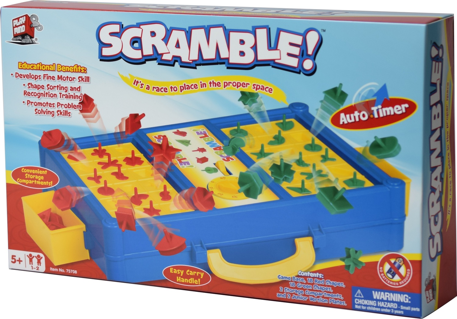 Scramble - Shape Sorting Board Game with A Twist!
