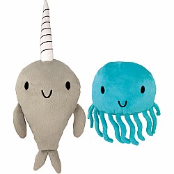 Narwhal and Jelly Book Plush Set