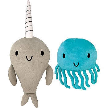 Narwhal and Jelly Book Plush Set 