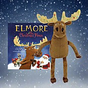 MerryMakers Elmore the Christmas Moose Plush