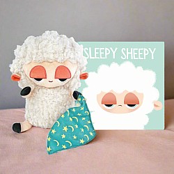 Sleepy Sheepy Book Plush