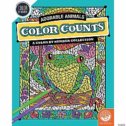 Color by Number: Color Counts Adorable Animals