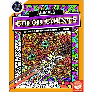 Colour by Number: Color Counts Animals