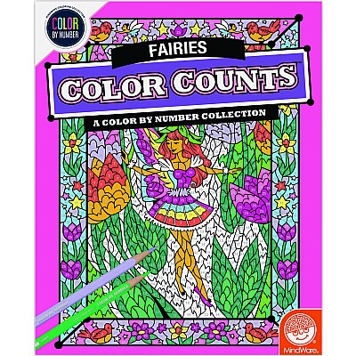 Color Counts: Fairies - Colour By Number