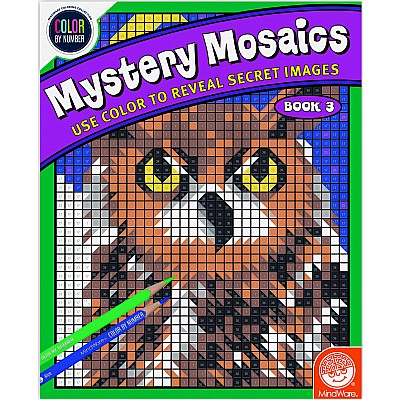Mystery Mosaic: Book 3 - Colour By Number