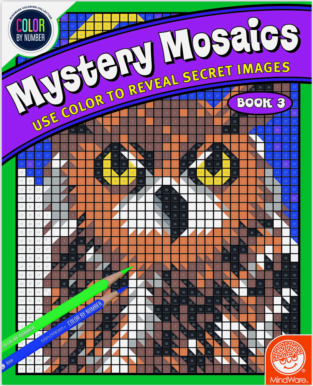 Color by Number: Mystery Mosaics Book 11 - Lucky Duck Toys