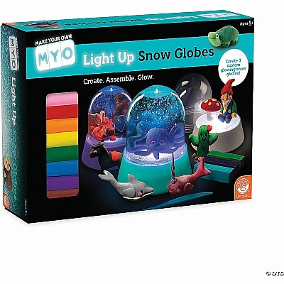 Make Your Own Light Up Snow Globes