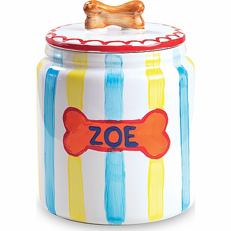 PYO PORCELAIN DOG TREAT JAR