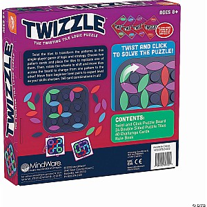 Twizzle Twisting Tile Logic Puzzles