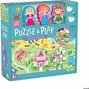 Puzzle & Play: Fantasy Funland Floor Puzzle