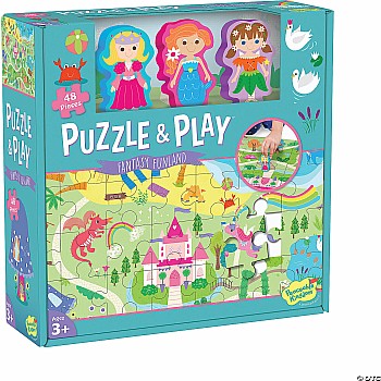 MindWare "Puzzle and Play: Fantasy Funland" (48 pc Floor Puzzle)