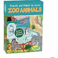 Zoo Animal Puzzle and Match Up Game