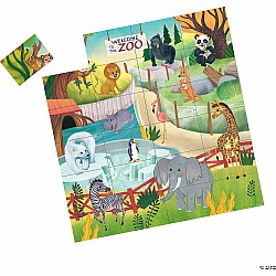 MindWare "Zoo Animal Puzzle and Match Up Game" (24 pc Puzzle)